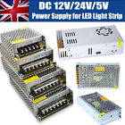 DC 12V 24V 5V Universal Regulated Switching Power Supply for LED Strip CCTV - UK